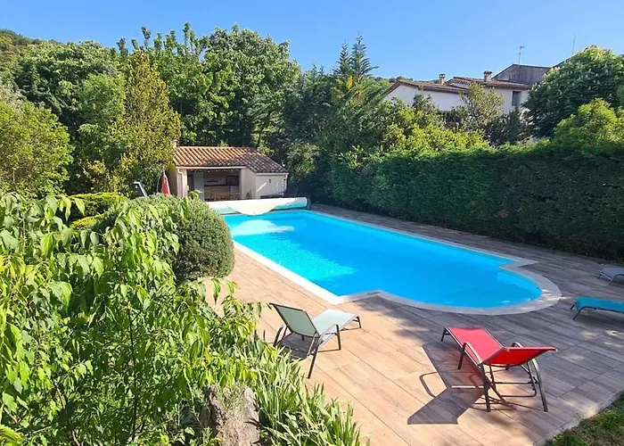 Nyaraló Maison Avec Piscine Entre Garrigue Et Cevennes *